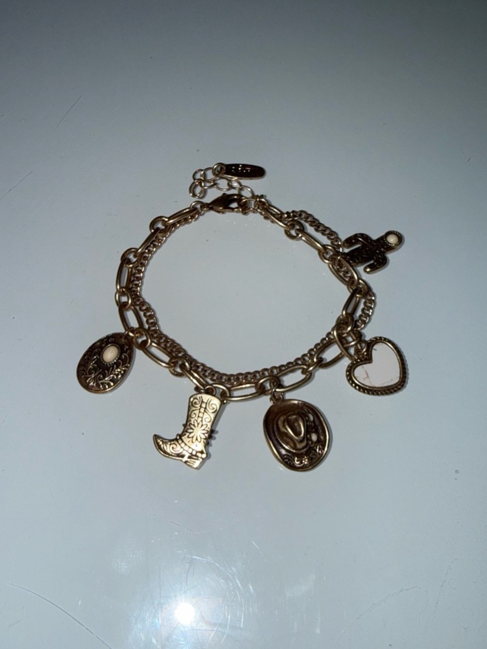 Wrangler Gold Plated Bracelet